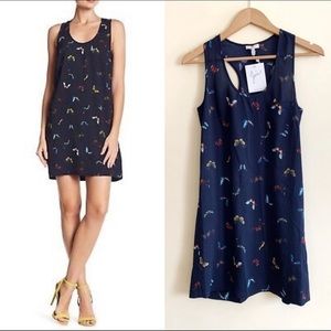 NWT Joie Peri Butterfly Racerback Tank Dress
